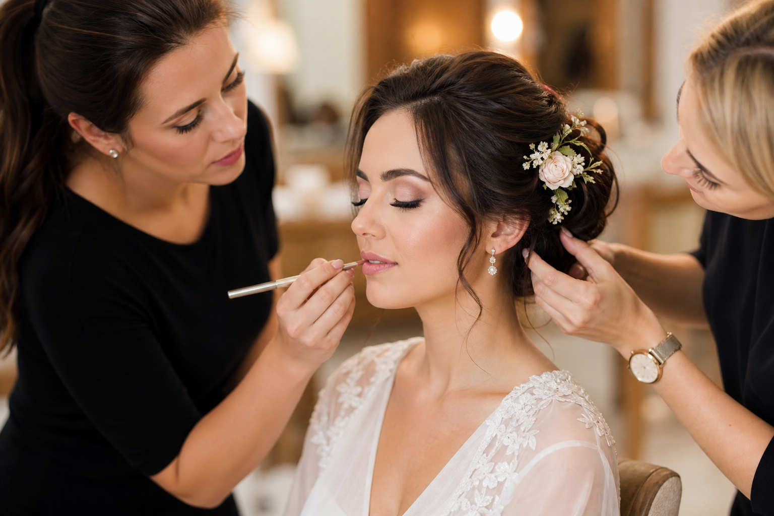 Peluquería y maquillaje para eventos